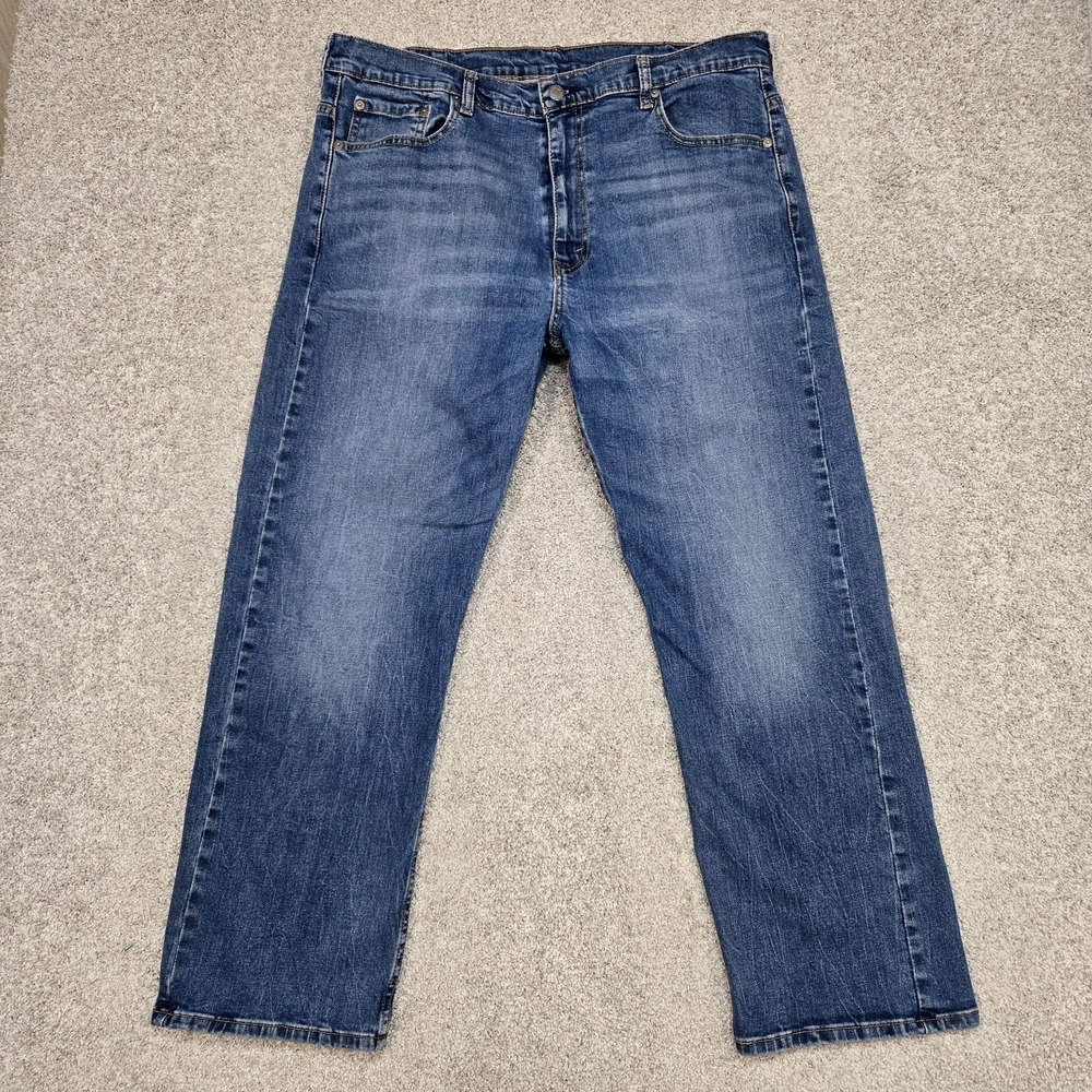 Levi's 569 jeans Men's 38x30 Blue Denim Loose Straight relax Fit stretch